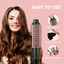 Load image into Gallery viewer, Curling Iron Set for Beginners, 3 in 1 Curling Wand Set with Thermal Brush, 3 Interchangeable Ceramic Hair Wand Curler (0.35”-1.25”), Dual Voltage Hair Curler
